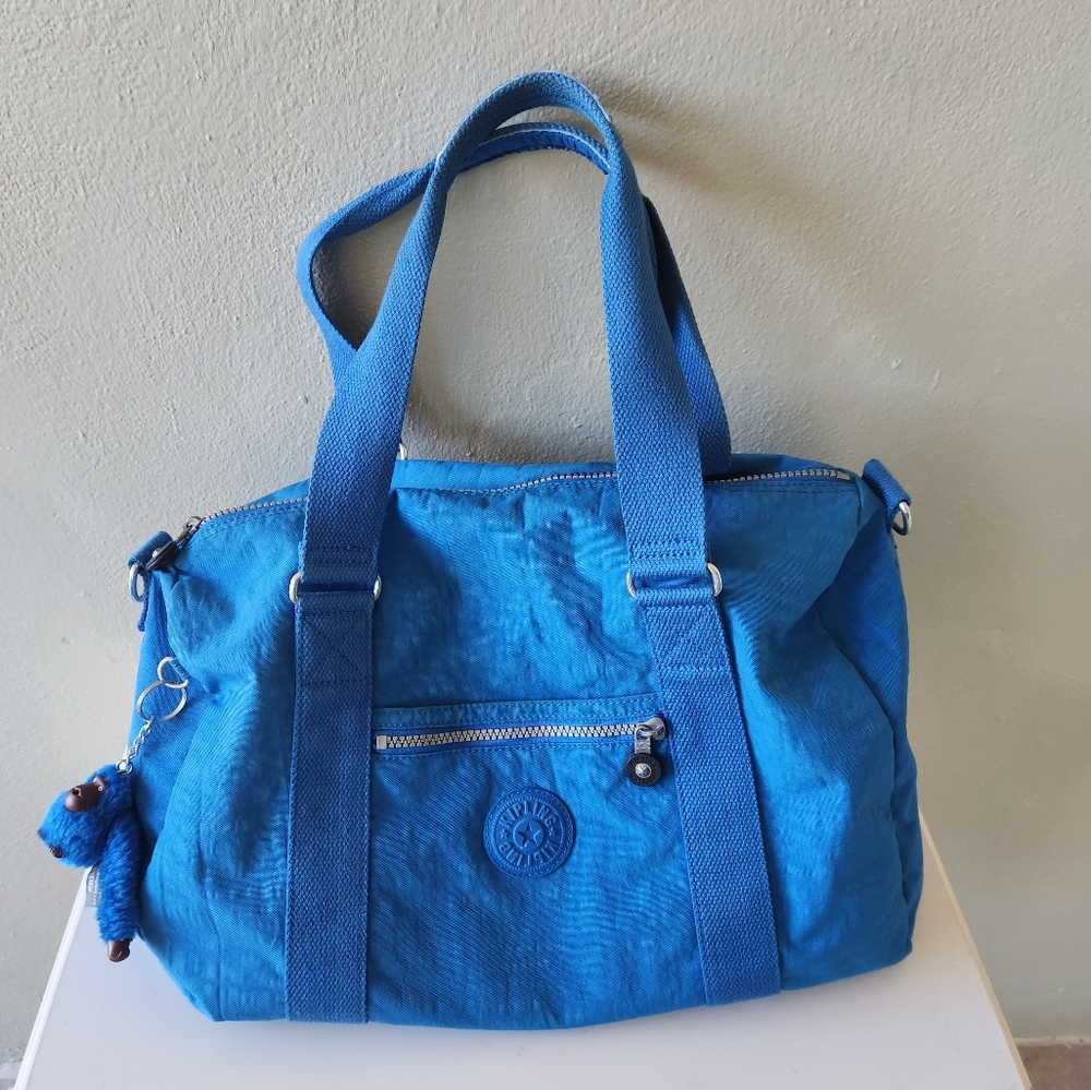 Blue Jayla Kipling Medium Women Tote Bag